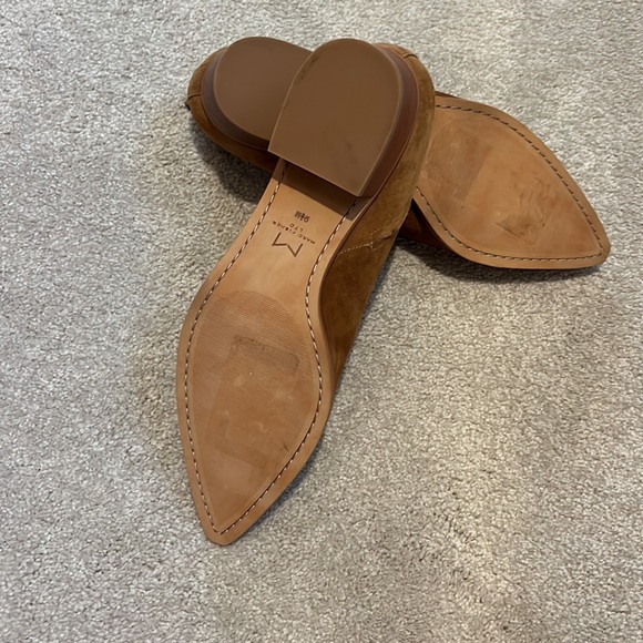 NWOB Marc Fisher womens booties camel suede 9 1/2 - Picture 5 of 7
